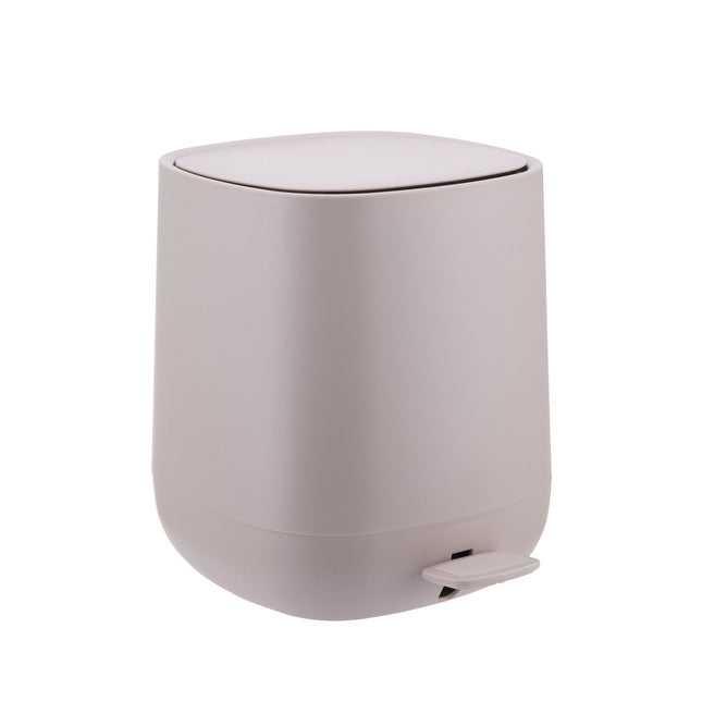 Badkamerprullenbak, 5 liter, soft-close, voetpedaal