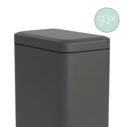 Bathroom Bin, 5L Soft Close, Foot Pedal