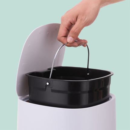 Bathroom Bin 5L, Soft-Close, Foot Pedal