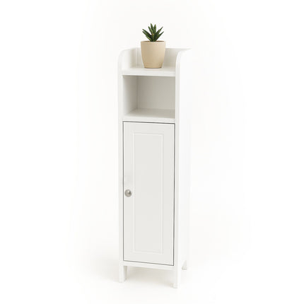 Bathroom Cabinet with Door – Narrow, Adjustable Shelves