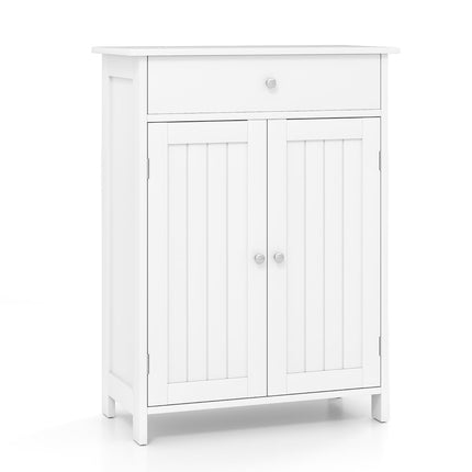 Bathroom Cabinet with Drawer, 2 Doors, Adjustable Shelf