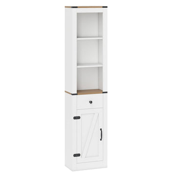 Bathroom Cabinet with Drawer & Adjustable Shelf