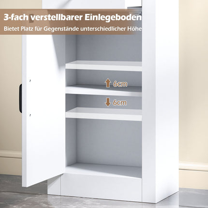 Bathroom Cabinet with Drawer & Adjustable Shelf