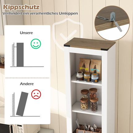 Bathroom Cabinet with Drawer & Adjustable Shelf