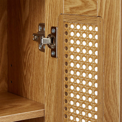 Bathroom Cabinet with Storage and Toilet Roll Holder