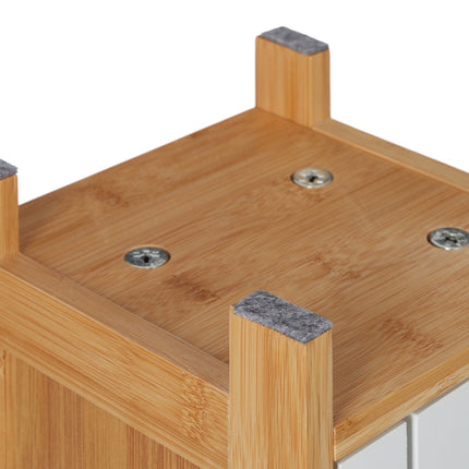 Bathroom Cabinet with Storage and Toilet Roll Holder
