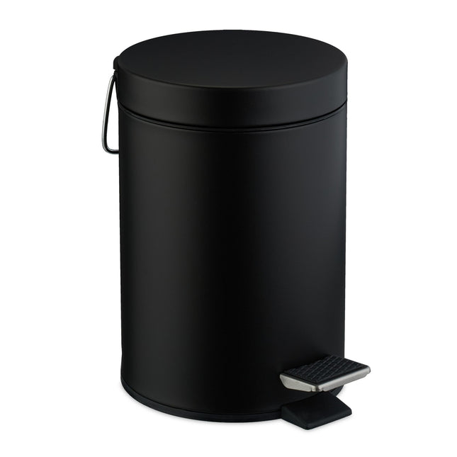 Badkamer pedaalemmer, 3L mat metaal