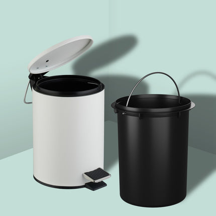 Bathroom Pedal Bin, 3L – Soft-Close, Hands-Free