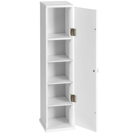 Bathroom Storage Cabinet with 3 Adjustable Shelves, White