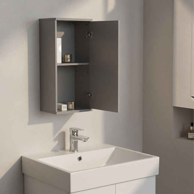 Bathroom Wall Cabinet, Adjustable Shelves, Space-Saving