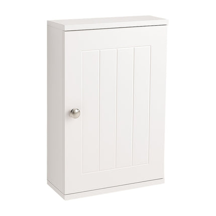 Bathroom Wall Cabinet – White, Wall-Mounted, Adjustable Shelves