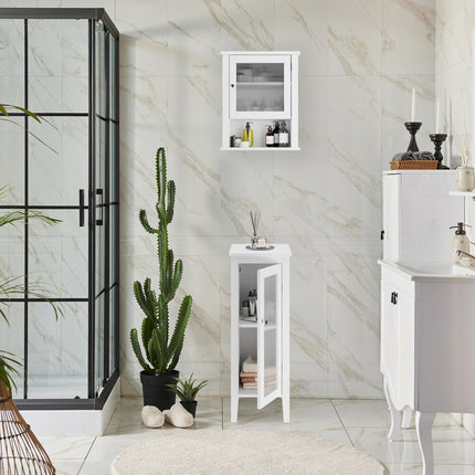 Bathroom Wall Cabinet with Adjustable Shelves