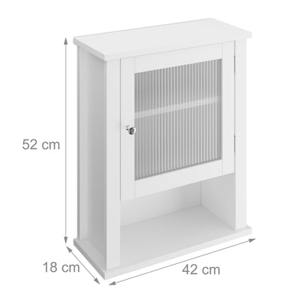 Bathroom Wall Cabinet with Adjustable Shelves
