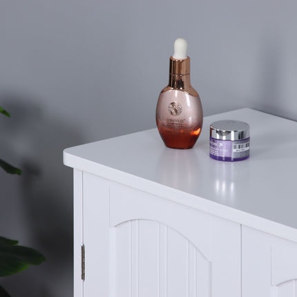 Bathroom Washbasin Cabinet with Shelf and Siphon Cut-Out