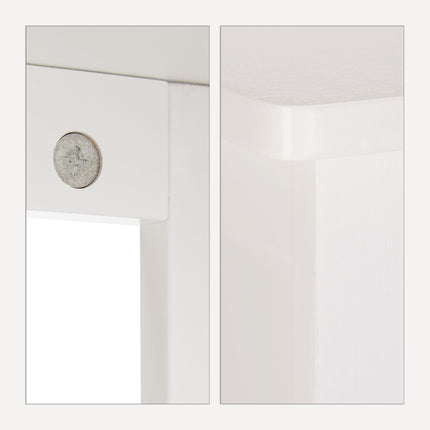 Bathroom cabinet white LAMELL
