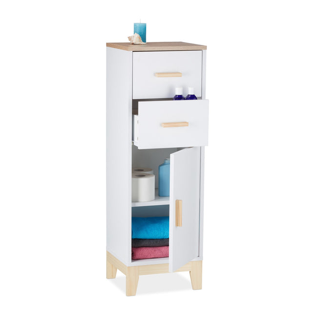 Bathroom cabinet with 2 drawers