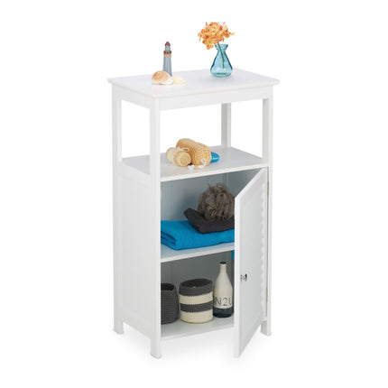 Bathroom cabinet with 3 compartments