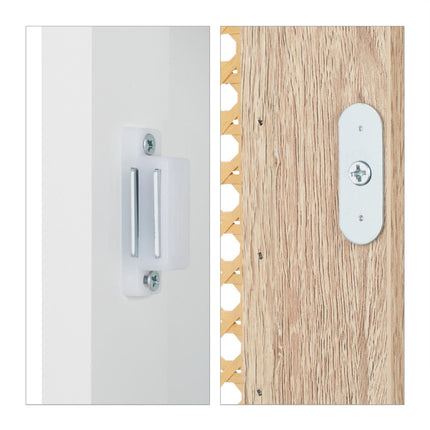 Bathroom cabinet with 3 compartments