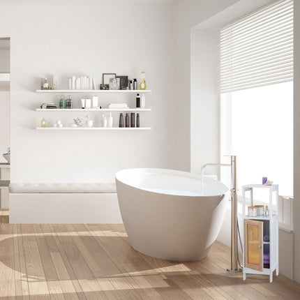 Bathroom cabinet with 3 compartments