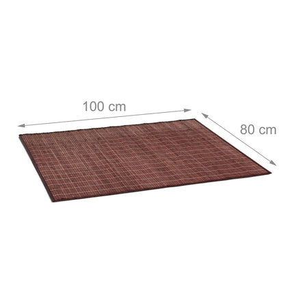 Bathroom mat bamboo different sizes