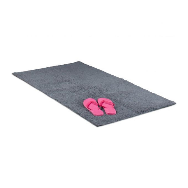 Bathroom mat different sizes gray