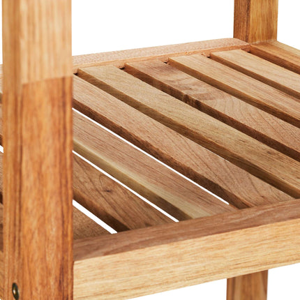 Bathroom shelf Walnut 3 shelves