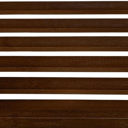 Bathroom shelf bamboo dark brown