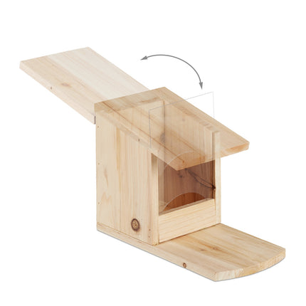 Bathroom shelf bamboo white and natural