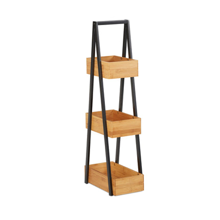Bathroom shelf in bamboo 3 shelves