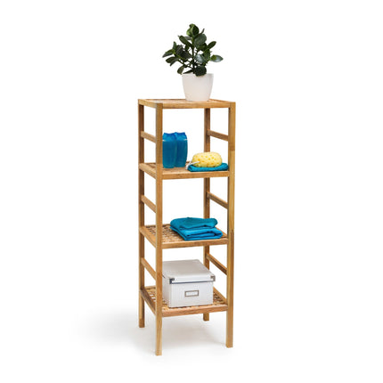 Bathroom shelf walnut wood