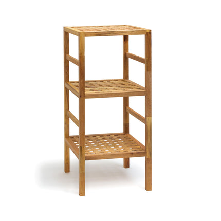 Bathroom shelf walnut wood