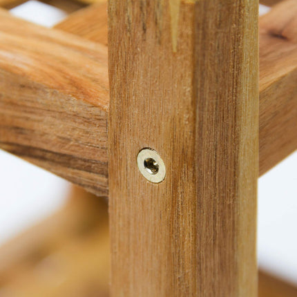 Bathroom shelf walnut wood