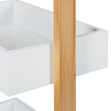 Bathroom shelf with 4 shelves