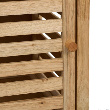 Bathroom shelf with door and 2 compartments