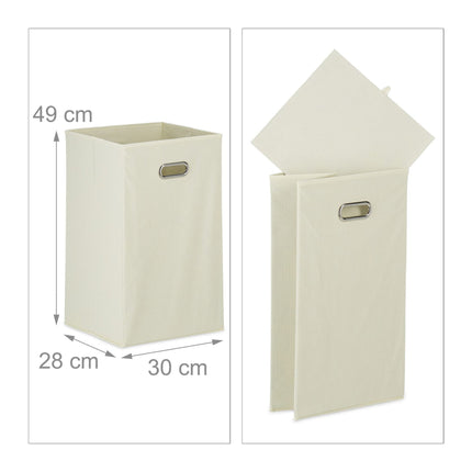 Bathroom shelf with laundry basket