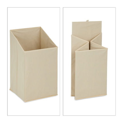 Bathroom shelf with laundry basket