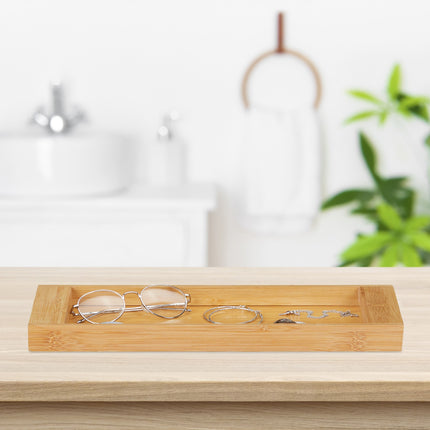 Bathroom storage bamboo