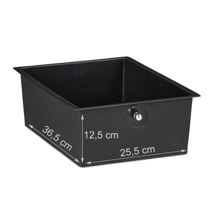 Bathroom trolley with 4 drawers