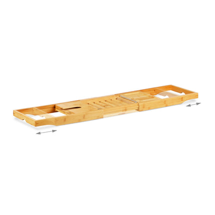 Bath shelf in bamboo Adjustable