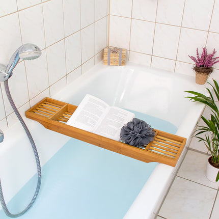 Bathtub shelf with 3 compartments