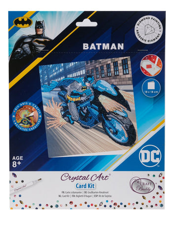 Batman Crystal Art Card, 18 X 18 Cm