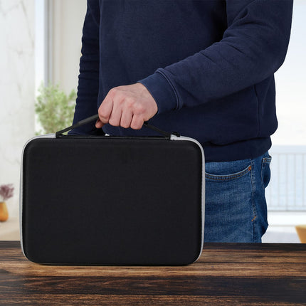 Battery case with tester
