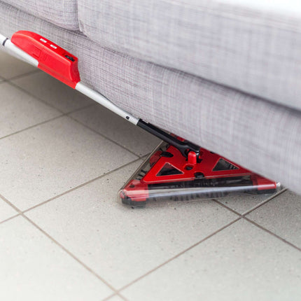 Battery-powered broom without bag