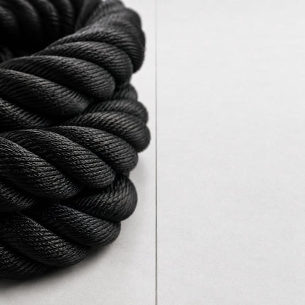 Battle Rope with Non-Slip Handles for Full-Body Workouts, Black