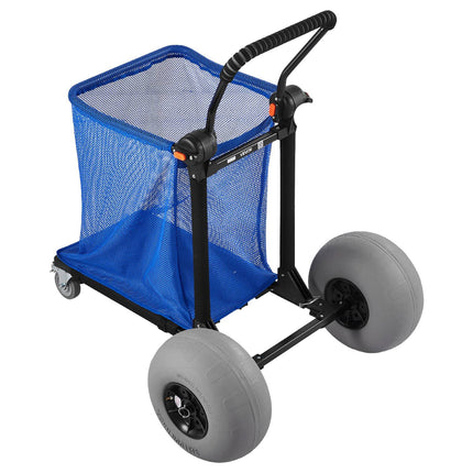 Beach Cart, 320 mm Balloon Wheels, 75 kg Folding Wagon