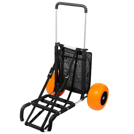 Beach Cart With 12-Inch Wheels, Folding, 165-Lb Capacity