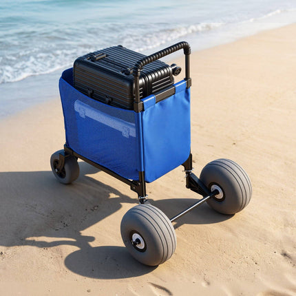 Beach Cart With 300 mm Balloon Wheels, Folding, 75 kg