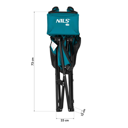 Beach Chair, Blue/Black, Foldable, Portable