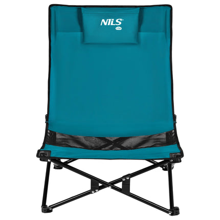 Beach Chair, Blue/Black, Foldable, Portable