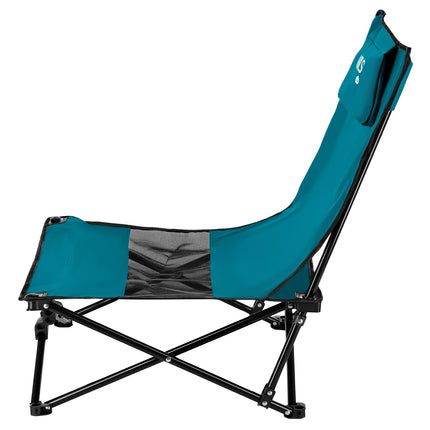 Beach Chair, Blue/Black, Foldable, Portable